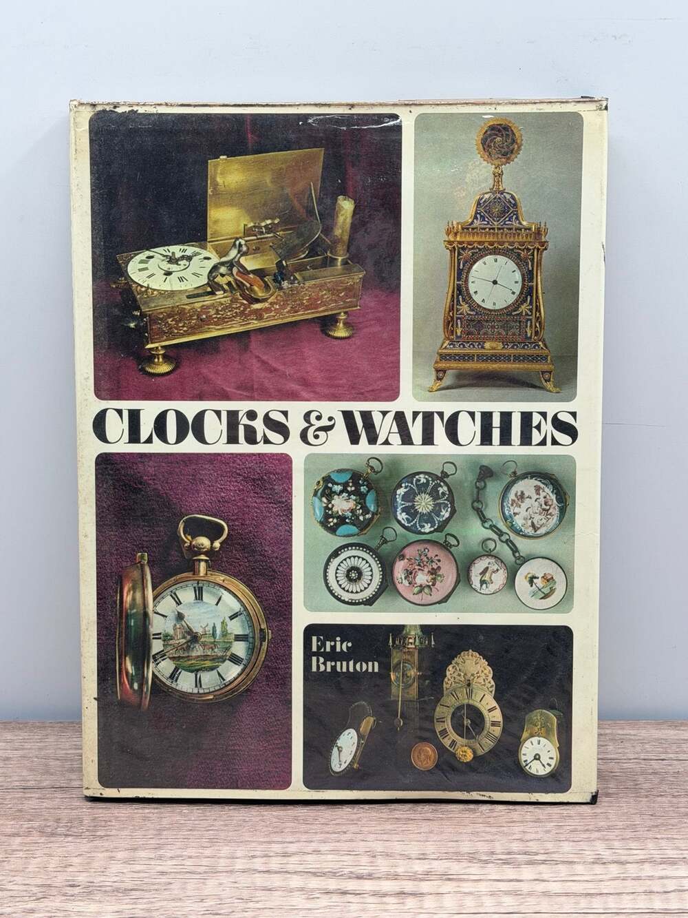 Vintage Clocks & Watches-Hardcover Book/Dust Jacket-Eric Bruton-1968-Paul Hamlyn
